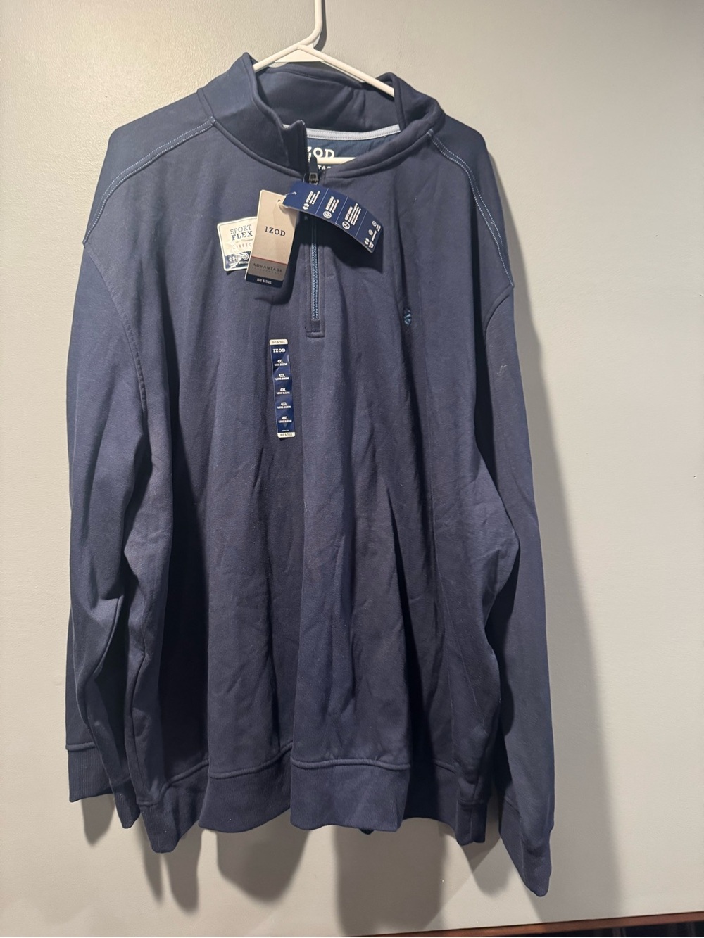 * Men’s IZOD Sport Flex Stretch 1/4 Pullover